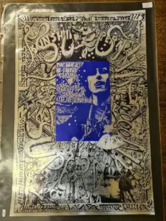 Martin Sharp, Donovan, Sunshine Superman, Big O poster